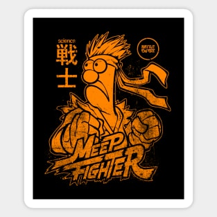 Beaker Meep Japanese Style Orange Magnet